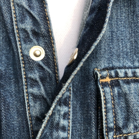 Lucky Brand Denim Dress With Raw Hem size Small - Picture 5 of 7